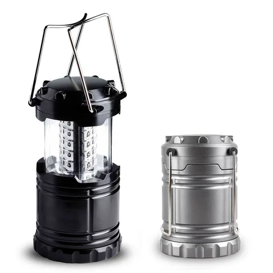 30 LED Collapsible Camping Lantern Foldable Plastic Camping Light