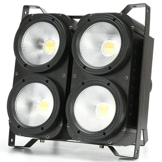 4X100W LED Audience COB Blinder PAR Light DMX 512 Stage Lighting for DJ Stage KTV