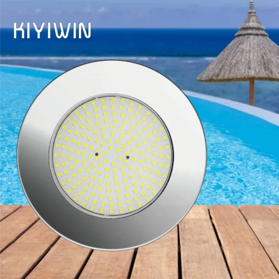 AC/DC 12V/24V Fiberglass Pool Stainless Steel LED Underwater Light RGB