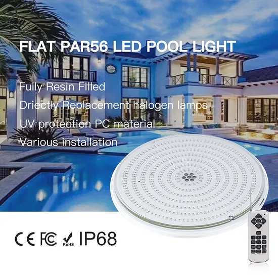 Huaxia Pool Lights DC12V 35W PAR56 Bulb IP68 Underwater LED Swimming Pool Lighting
