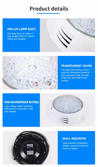 Waterproof 25W PAR56 RGB 12V IP68 LED Swimmiong Pool Light