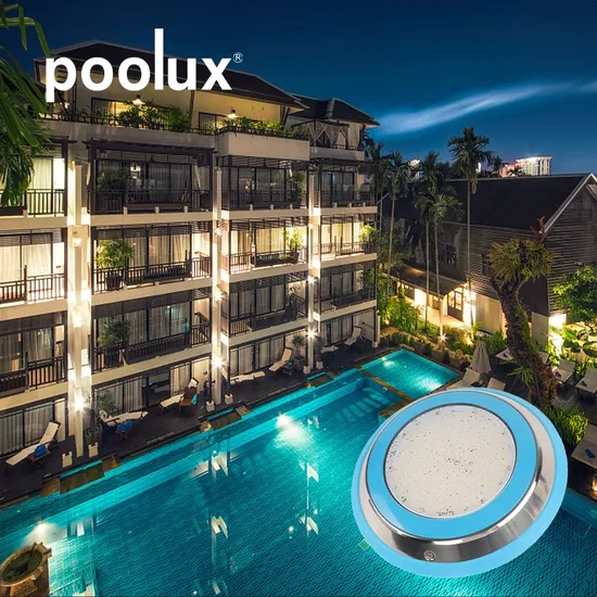 Resin Filled Blue 304ss 24W IP68 Underwater Swimming LED Pool Lighting with Switch Remote Factory in China 
