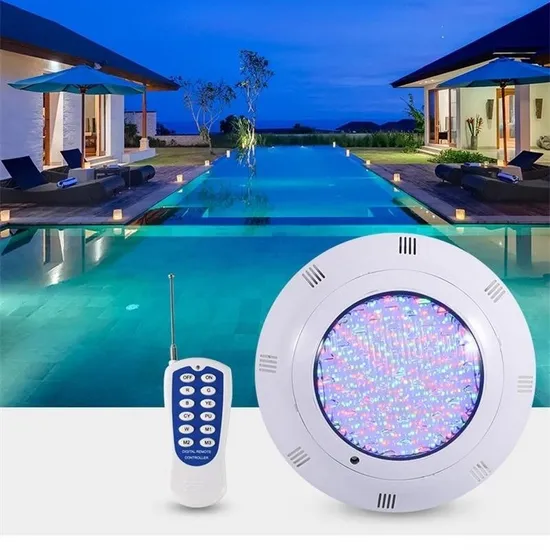 IP68 Ultra Thin Stainless Steel AC12V PAR56 Underwater Resin Filled RGB LED Swimming Pool Light Underwater Light for Pool SPA 