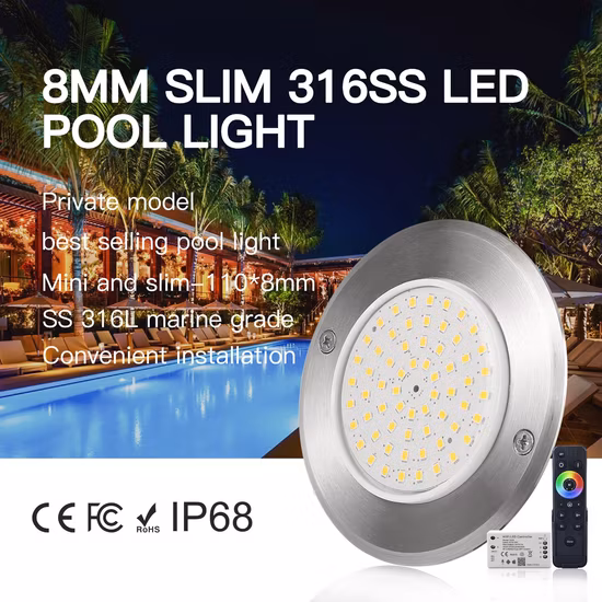 LED Underwater Lighting 6W Fountain Pool Lamp