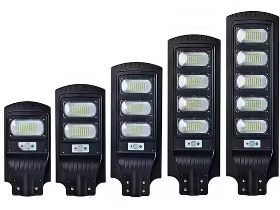 All in One ABS Plastic IP66 Waterproof Outdoor 30W 60W 90W 120W 150W All in One LED Solar Street Light with Motion Sensor 