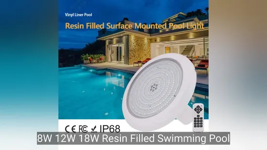 Underwater IP68 Waterproof RGB WiFi Control Vinyl Pool 12W AC12V Fiber Pool Underwater Lights LED Liner Swimming Pool Lights 