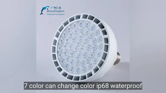 Outdoor Lighting 48W IP68 Multi Color PAR56 LED Swimming Pool Lights 