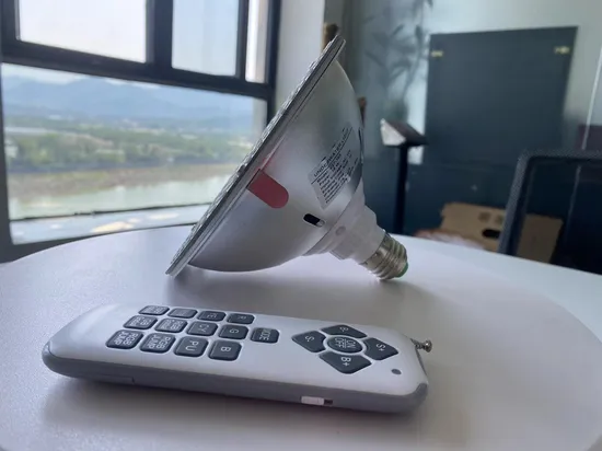 PAR56 Pool Light Replacement Bulb IP68 Underwater Lamp E27 163mm (6.42inch) IP68 AC/DC 12V/24V RGBW RGB LED Pool Light 