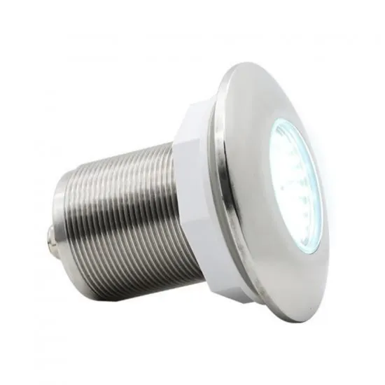 IP68 12V 2W Threaded Mini Swimming Pool Light for Concrete/ Liner/ Fiberglass/ Staineless Steel Pool Underwater Pool Lamp 