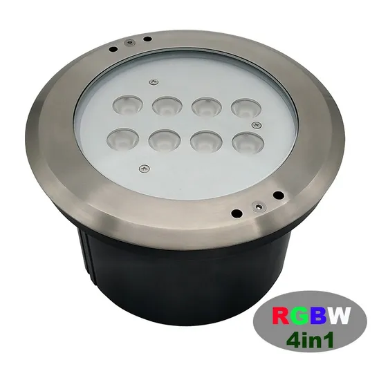 8X6w Waterproof RGBW DMX LED Recessed Swimming Pool Lighting 