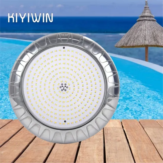 Resin Filled LED Pool Light Stainless Steel 304/316L RGB Underwater Light for Fiberglass Pool 